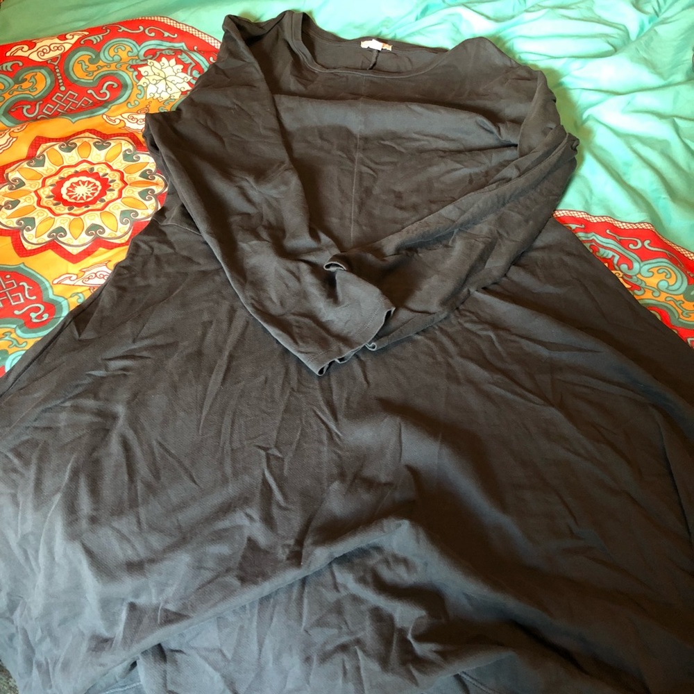 Gray Gap Fit and Flare Dress for Fall